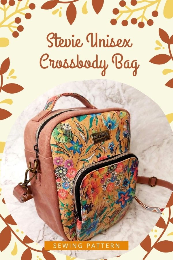 Stevie Unisex Crossbody Bag sewing pattern