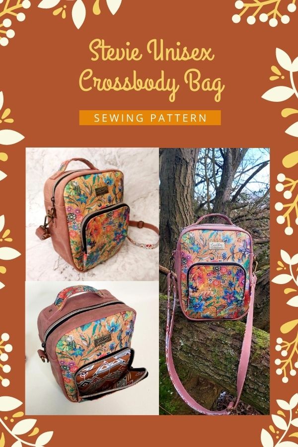 Stevie Unisex Crossbody Bag sewing pattern