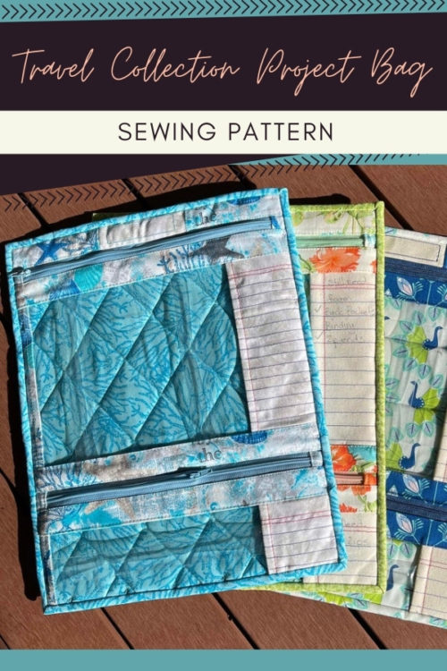 Travel Collection Project Bag Sewing Pattern - Sew Modern Bags