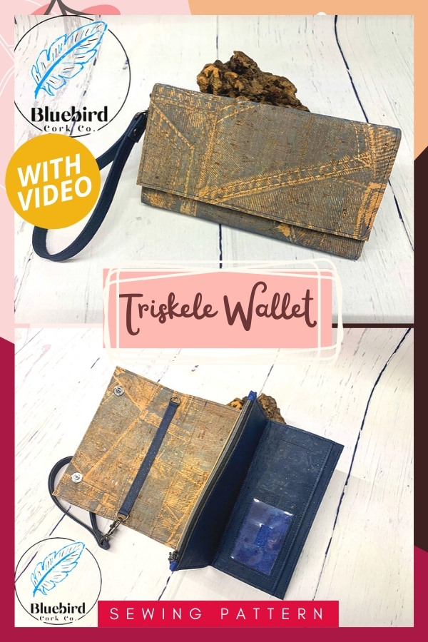 Triskele Wallet (with video) sewing pattern