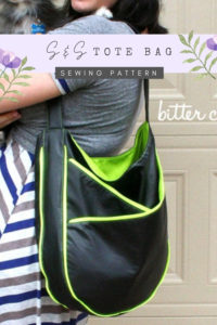 S and S Tote Bag purse sewing pattern with video - Sew Modern Bags