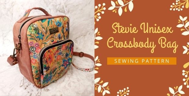 Stevie Unisex Crossbody Bag sewing pattern with video - Sew Modern Bags