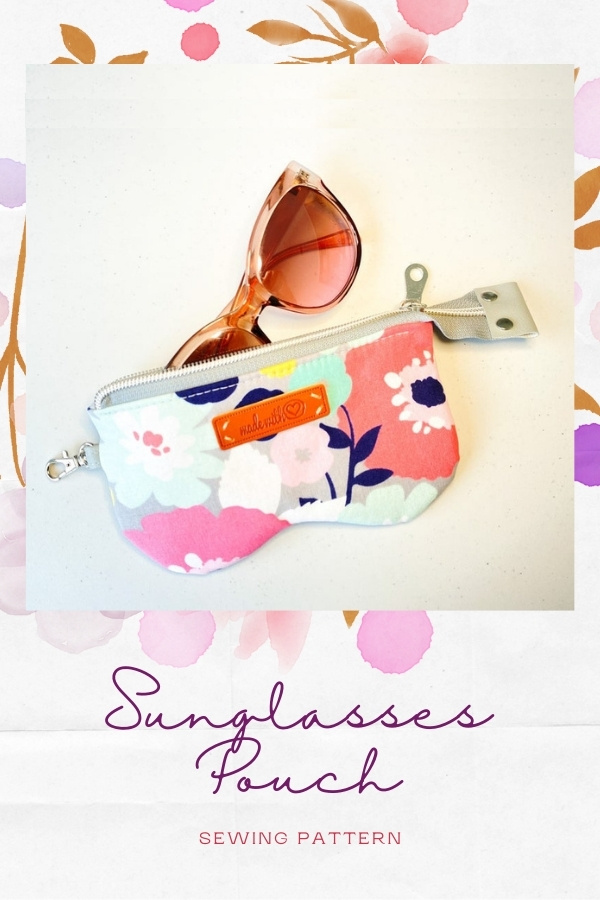 Sunglasses Pouch sewing pattern