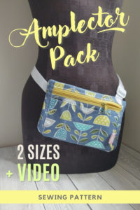The Amplector Pack sewing pattern (2 sizes plus video) - Sew Modern Bags