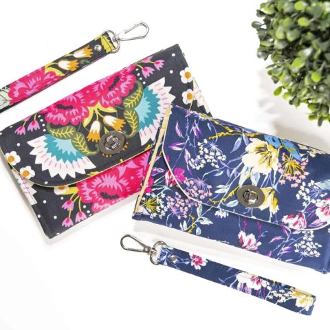 Discotech Clutch Bag FREE sewing pattern - Sew Modern Bags