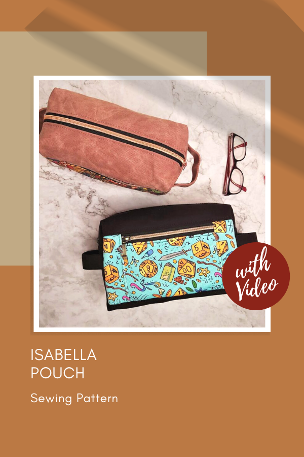 Isabella Pouch sewing pattern (with video)