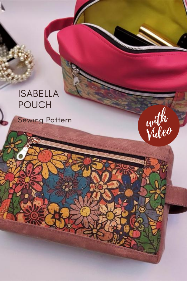 Isabella Pouch sewing pattern (with video)