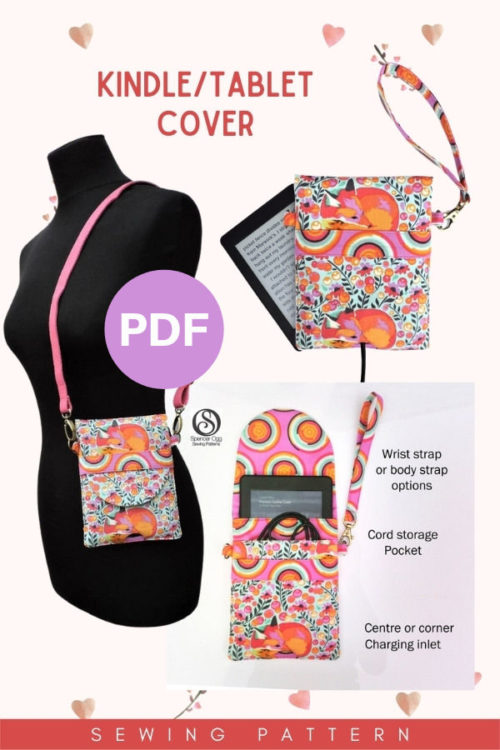 Kindle/Tablet Cover sewing pattern Sew Modern Bags