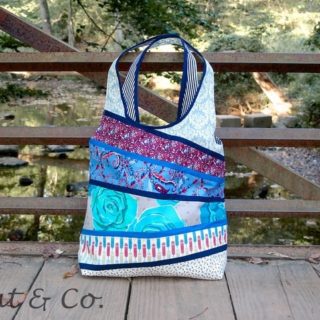 Three Pocket Tote Bag sewing pattern - Sew Modern Bags