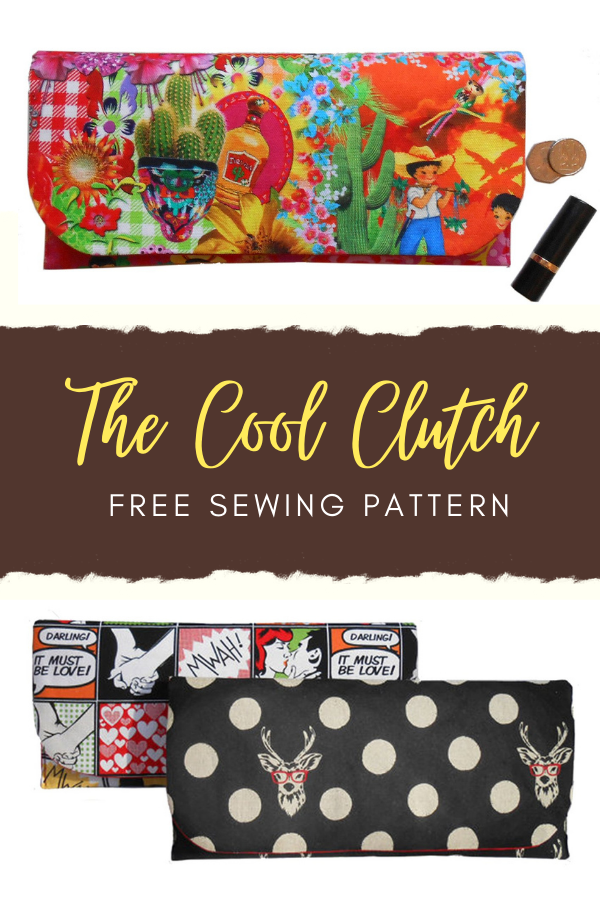 The Cool Clutch FREE sewing pattern