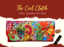 The Cool Clutch FREE sewing pattern