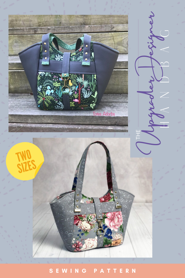 The Upgrader Designer Handbag pattern in 2 sizes