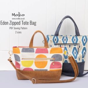 Elna Tote Purse - free sewing pattern - Sew Modern Bags