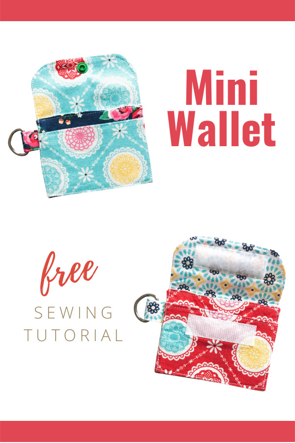 Mini Wallet FREE sewing tutorial - Sew Modern Bags