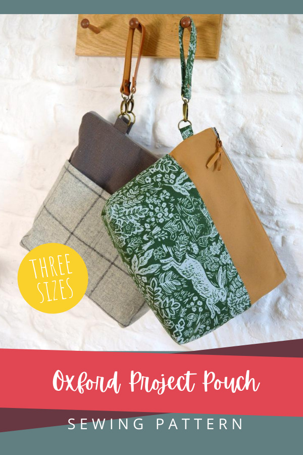 Oxford Project Pouch sewing pattern (3 sizes)
