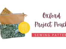 Oxford Project Pouch sewing pattern (3 sizes)