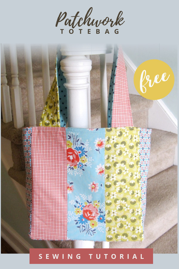 Patchwork Totebag FREE sewing tutorial