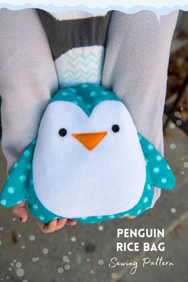 Penguin Rice Bag sewing pattern