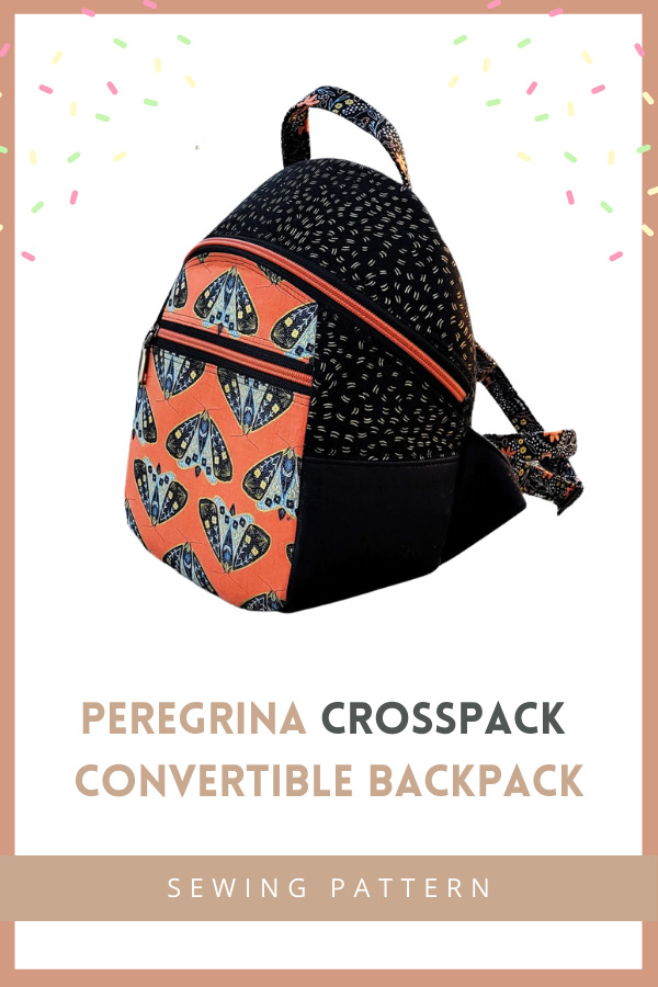 Peregrina Crosspack Convertible Backpack sewing pattern