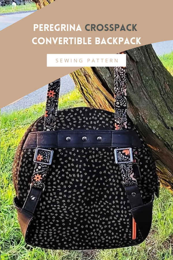 Peregrina Crosspack Convertible Backpack sewing pattern