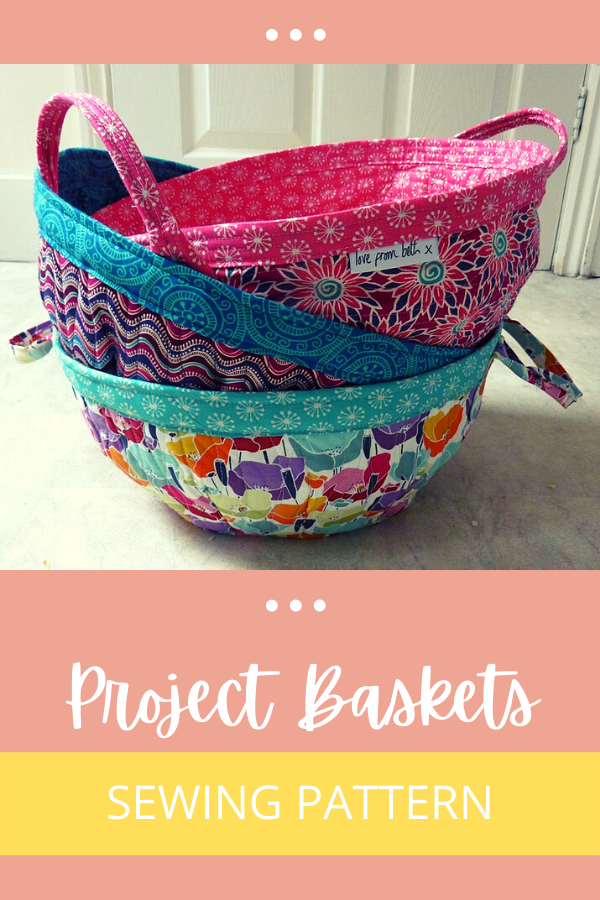 Project Baskets sewing pattern