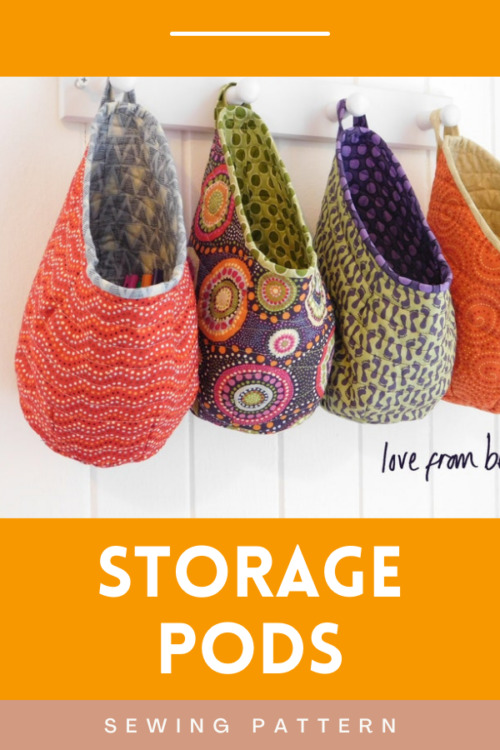 Storage Pods sewing pattern Sew Modern Bags