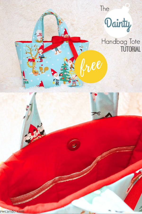 Sew Can Do: Tutorial Time: The Dainty Handbag Tote