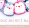 Penguin Rice Bag sewing pattern