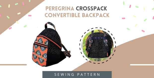 Peregrina Crosspack Convertible Backpack sewing pattern