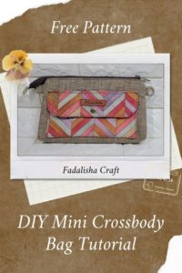DIY Mini Crossbody Bag or Wristlet free pattern with video - Sew Modern ...