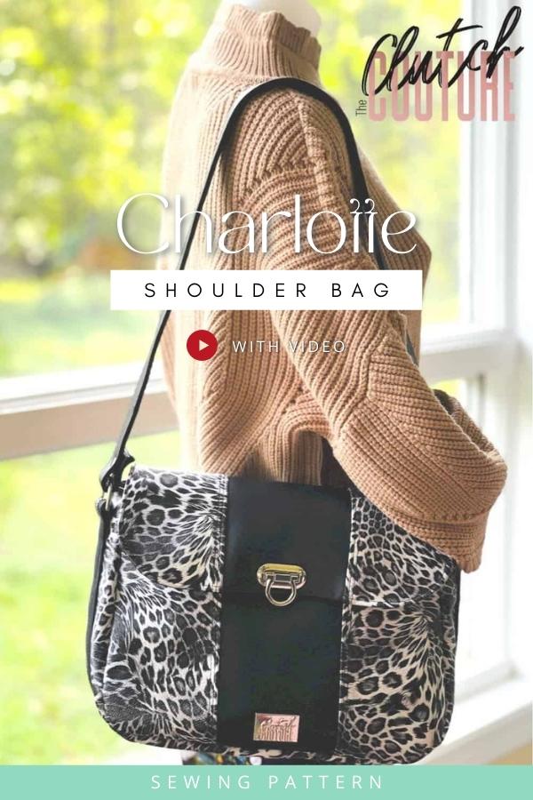 Charlotte Shoulder Bag sewing pattern (with video)