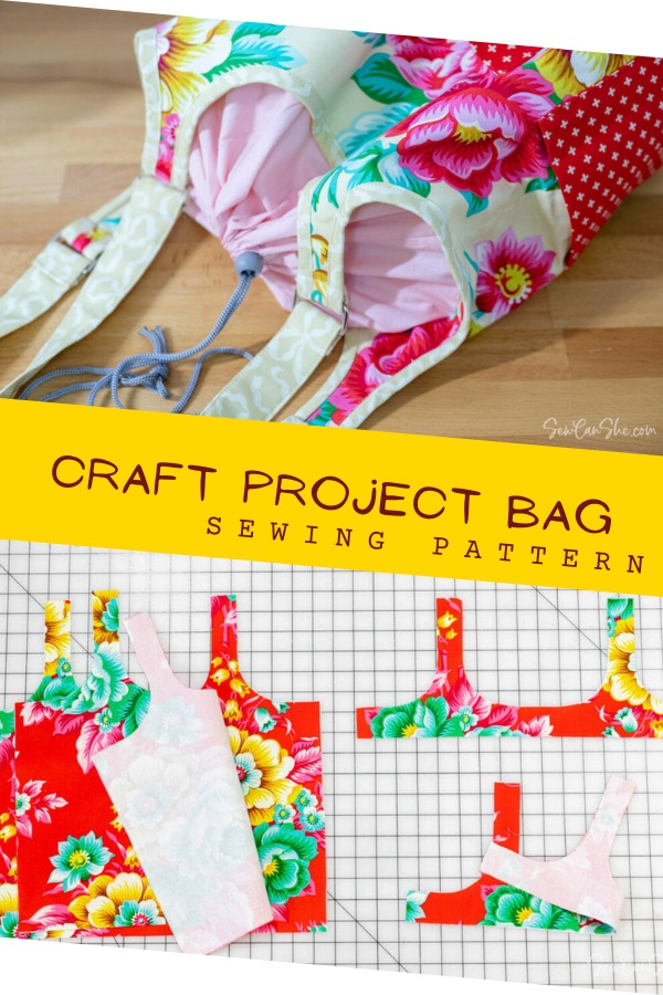 Craft Project Bag FREE sewing pattern