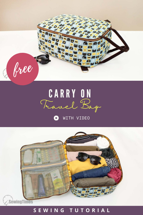 Cute Small Backpack FREE sewing video tutorial + pattern - Sew Modern Bags