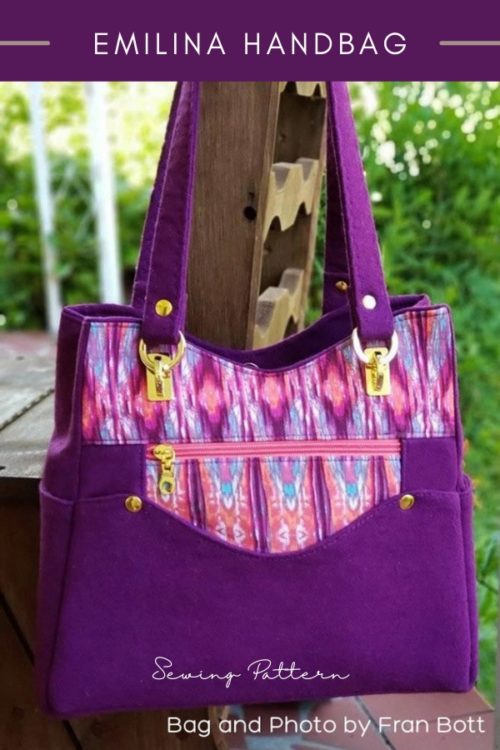 Emilina Handbag sewing pattern Sew Modern Bags