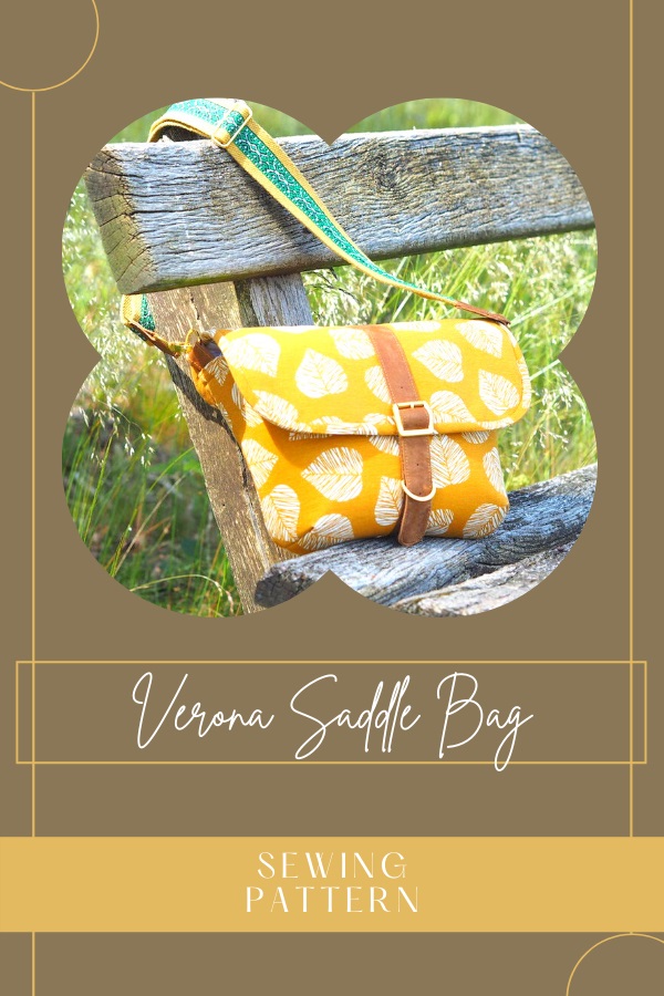 Verona Saddle Bag sewing pattern