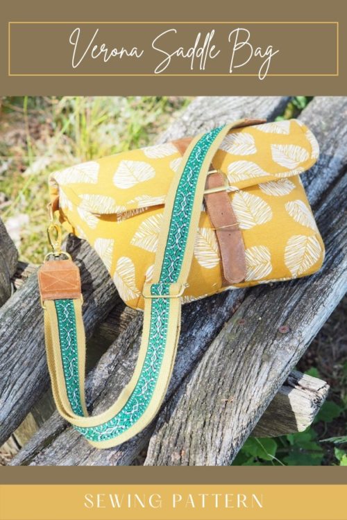 Verona Saddle Bag sewing pattern Sew Modern Bags