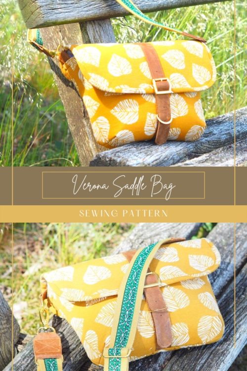 Verona Saddle Bag sewing pattern Sew Modern Bags