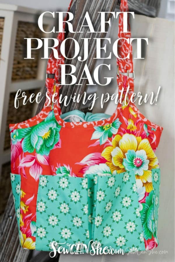 Craft Project Bag FREE sewing pattern