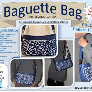 Betty Baguette Bag sewing pattern