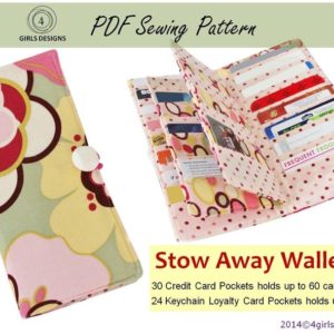 Store Away Wallet sewing pattern