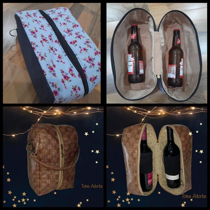 Jolly's Jolly Burlap Fabric Gift Bag, Red Wine Bottle Tote India | Ubuy
