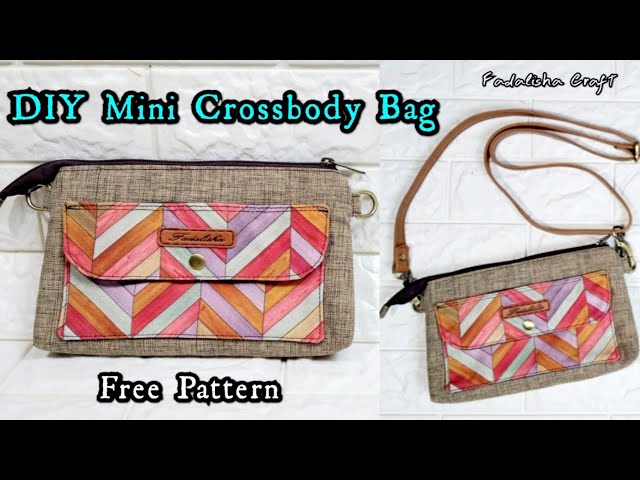 DIY Mini Crossbody Bag or Wristlet free pattern with video - Sew Modern ...