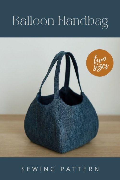 Balloon Handbag sewing pattern (2 sizes) - Sew Modern Bags