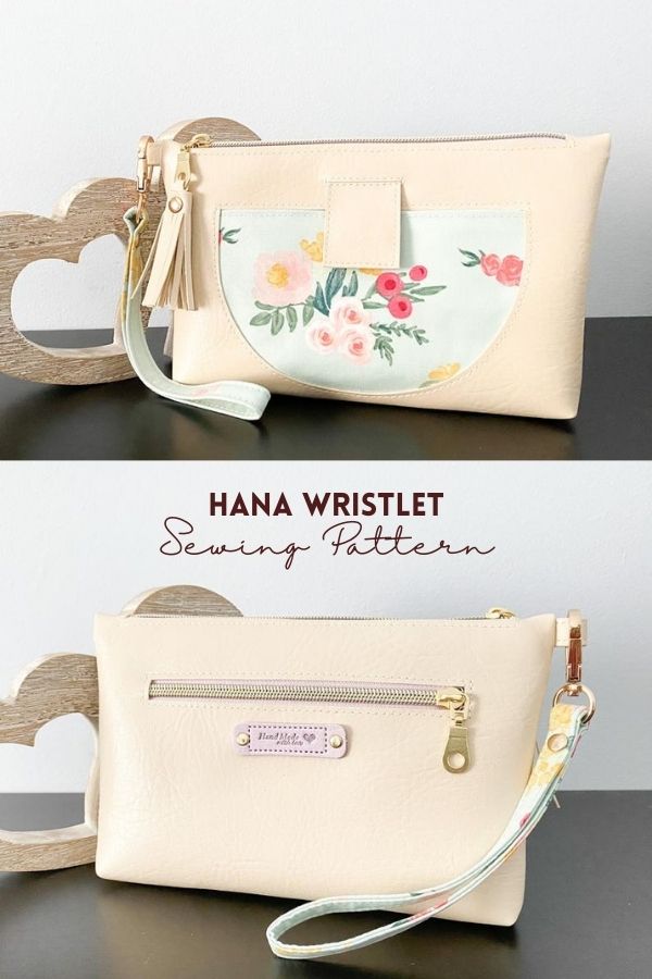 Hana Wristlet sewing pattern