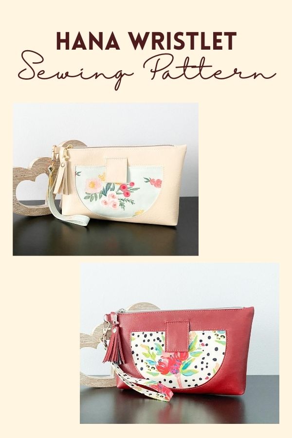 Hana Wristlet sewing pattern