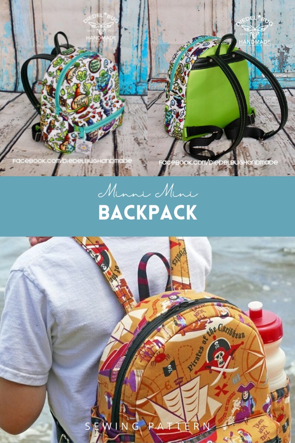 LindSport Mini Backpack PDF Sewing Pattern (includes a video!)