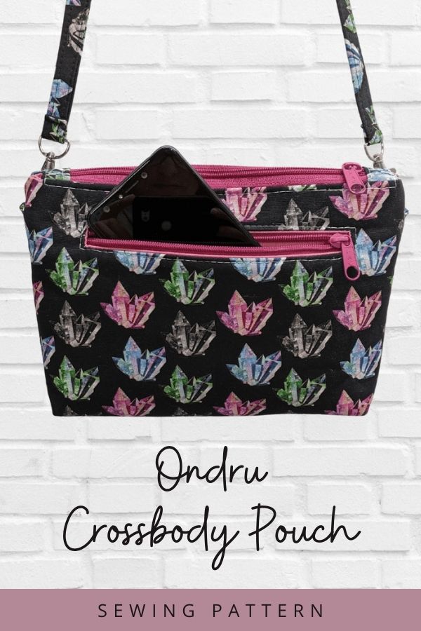 Ondru Crossbody Pouch sewing pattern