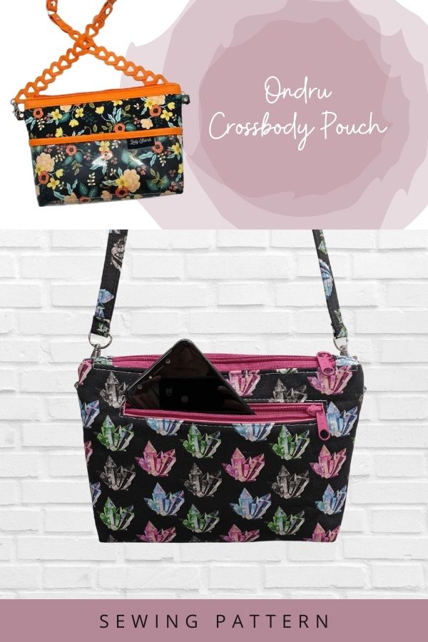 Ondru Crossbody Pouch sewing pattern