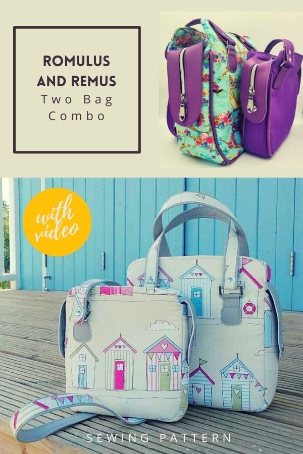 Romulus and Remus Two Bag Combo (with video) sewing pattern