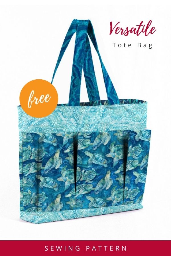 Versatile Tote Bag FREE sewing pattern